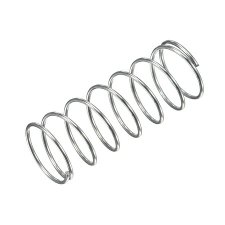 

16mmx1mmx40mm 304 Stainless Steel Compression Spring 5.9N Load Capacity 20pcs