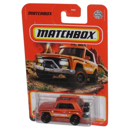 Matchbox MBX Field (2020) Orange Die-Cast Toy Car 17/100