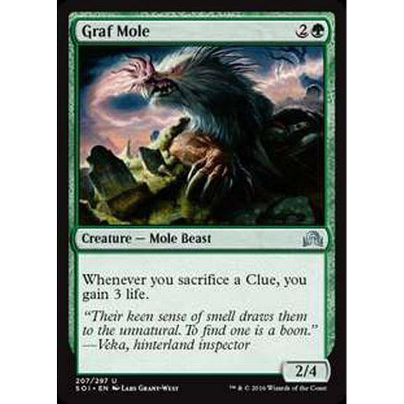 MtG Shadows Over Innistrad Uncommon Graf Mole #207