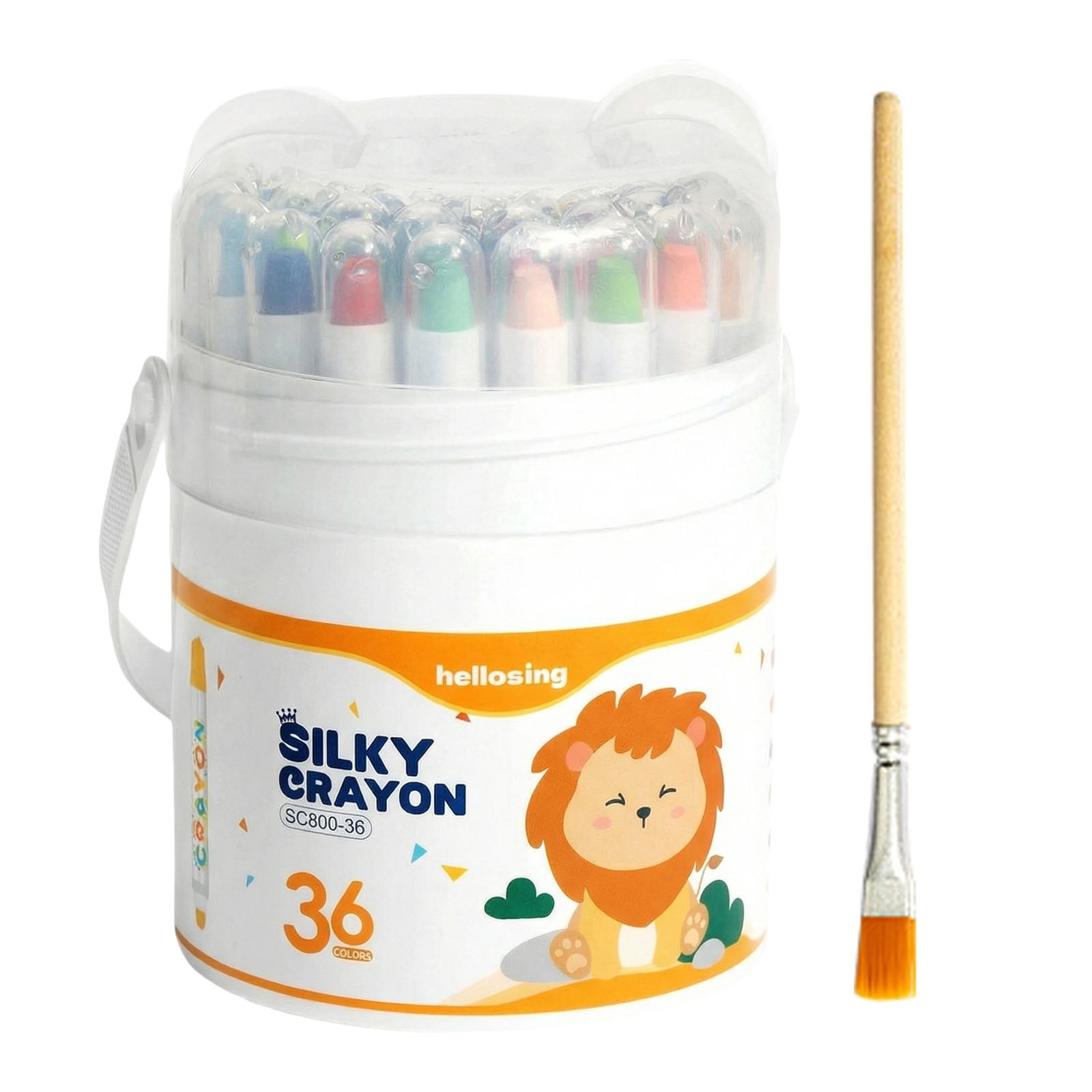 Xinyat Twistable&Non-Toxic Washable,Silky Crayons for toddlers1-3,Kids 4-8,Back to Schol Art Supplies The Worry Free Art Set Designed For Children; Easy Grip Design Washable Crayons Makeup Organizers