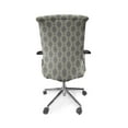 thumbnail image 5 of Ambesonne Geometric Office Chair Cover Stretchable High Back, Oval Shapes Stripes, Beige and Taupe, 5 of 6