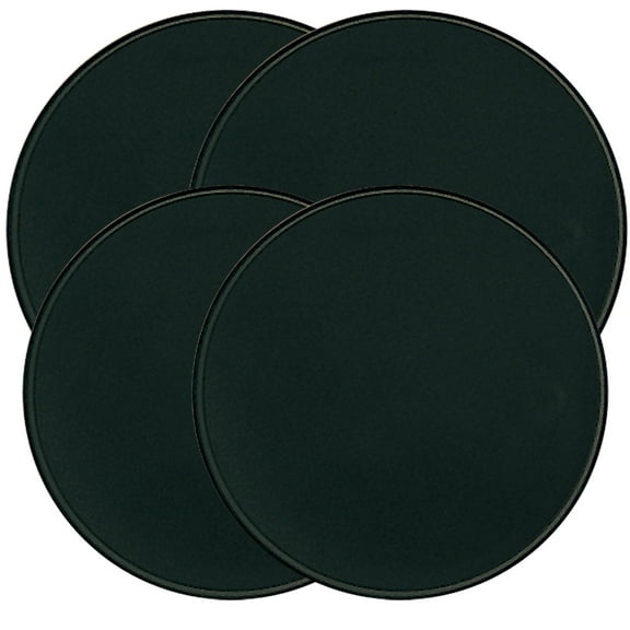 Range Kleen 505 Metal Burner Kovers Round Black, 2 small and 2 large