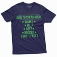 thumbnail image 5 of St. Patrick's Day funny T-shirt how to speak Irish accent Tee party ireland holiday shirt (Medium Grey), 5 of 7