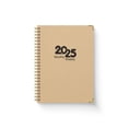 thumbnail image 2 of Xihbxyly Planificador 2025, Calendario Semanal y Mensual, Encuadernación Doble Dorada Resistente, Cubierta de Papel Kraft Resistente, Ideal para El Trabajo y El Deporte, Tamaño Compacto de 21 X 15,5, 2 of 5