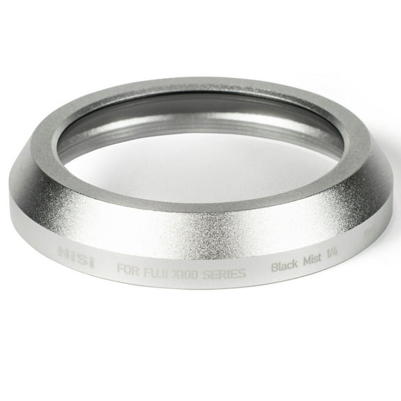 NiSi Black Mist 1/4 Filter for Fujifilm X100 Series Cameras, Silver Frame