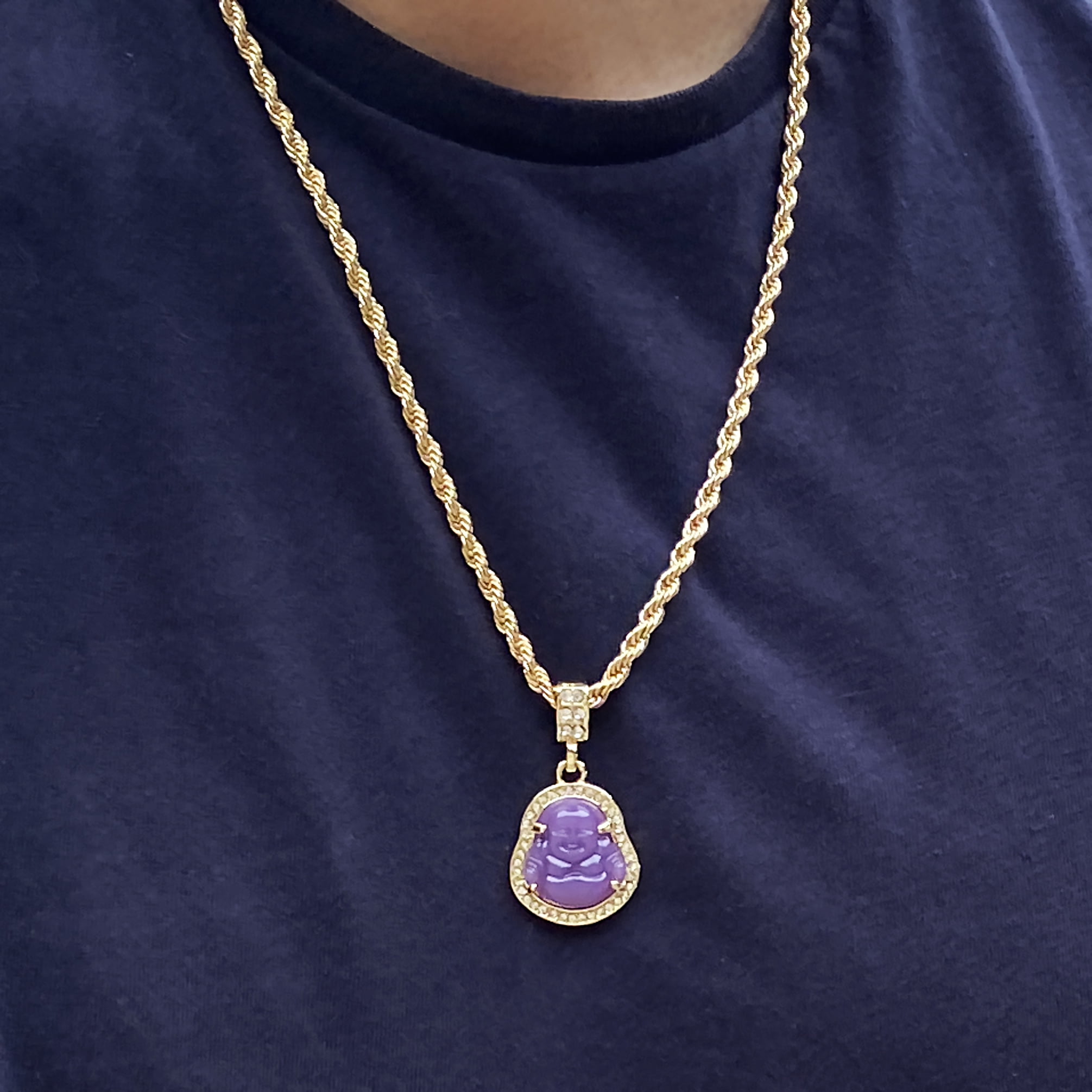 Purple hot sale buddha chain