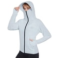 thumbnail image 3 of CAIXIA Sun Hoodie Women Zip Up Hoodie Long Sleeve Shirts Upf 50+ Sun Protection Light Jackets for Women Lightweight Cooling Athletic Workout Track Shirt, 3 of 5