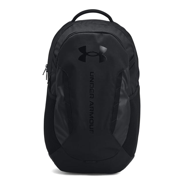 Under Armour Hustle 6.0 Mochila unisex para adultos, Negro, Talla única