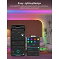 thumbnail image 5 of Tiras de luces LED inteligentes Lepro S1 AI - Tiras de luz MagicColor con inserción IC, reconocimiento facial AI, sincronización de música LightBeats, control de voz a través de la aplicación, luces R, 5 of 5