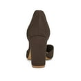 thumbnail image 2 of BLISSFUL STEP Women's High Block Heels Pointed Toe Ankle Strap Dress Shoes​ Coffee 7, 2 of 7