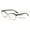 Peach, variant on Women Cateye Progressive Reading Glasses - No Line or Bubble - Zero Power on Top Reader CR14 +1.00