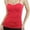 Red, variant on Women's Seamless Cami with Built in Bra