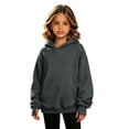 thumbnail image 4 of Atogsazn Toddler Baby Girls Oversized Hoodies Kids Casual Long Sleeve Hooded Sweatshirt Fall Winter Tops Clothes Dark Gray 7-8 Years Fashion, 4 of 8