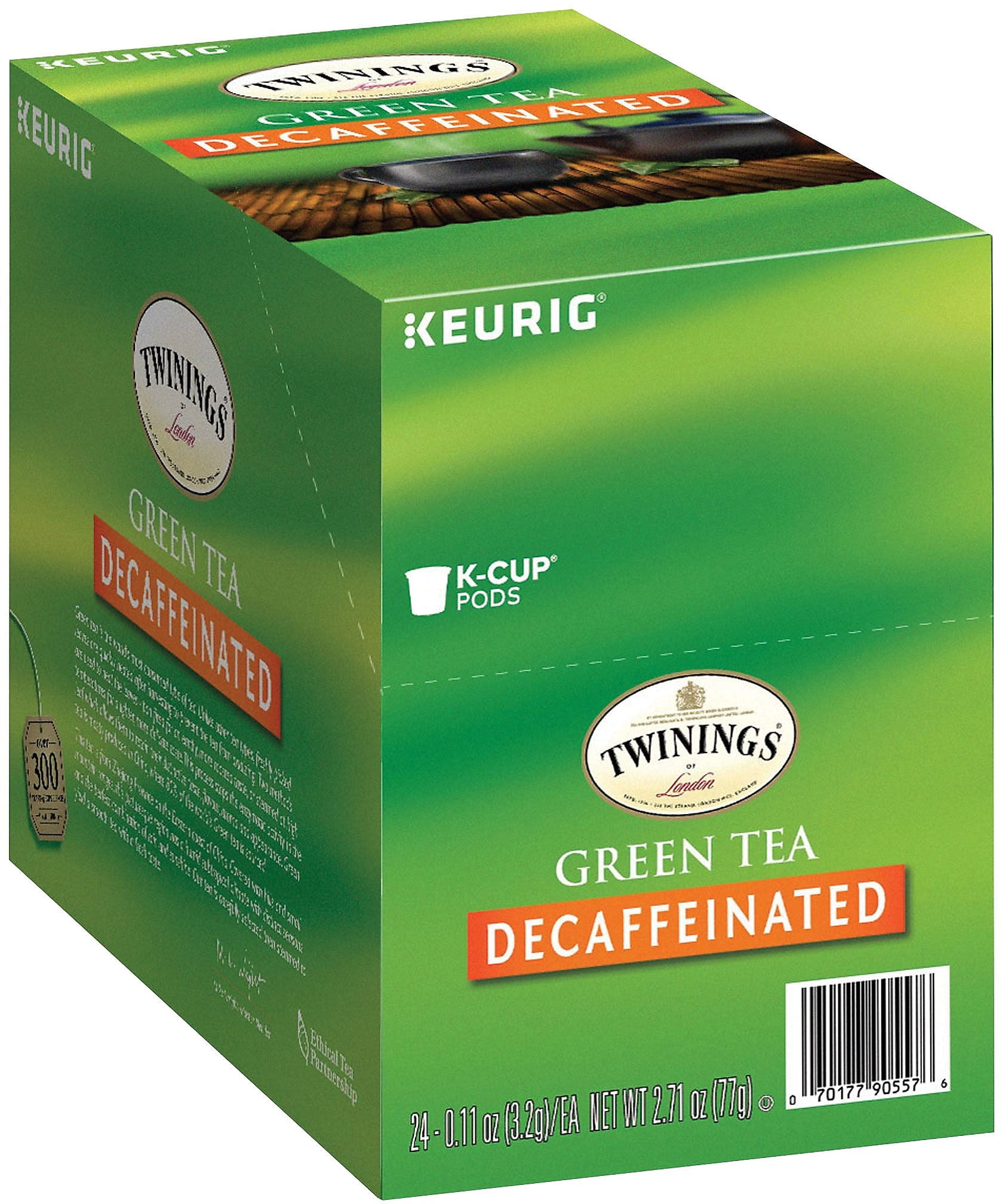 Twinings Green Tea Decaf Tea, Keurig KCup Pods TNA90557