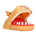 thumbnail image 1 of Finger Teeth Toy, Push Type Improve  Ability Stress Relief Interactive Cow Shape Bite Finger Toy  For Party White,Orange, 1 of 8