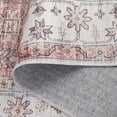 thumbnail image 5 of SAFAVIEH Arizona Hoyt Medallion Machine Washable Area Rug, Beige/Rust, 6' x 6' Round, 5 of 10