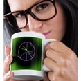 thumbnail image 2 of 3drose, Peace Sign with Dragonflies, 15oz Mug, 2 of 6