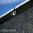 thumbnail image 2 of Fence4ever Black 8'x50' Fence Privacy Screen Windscreen Shade Cover Mesh Fabric Tarp, 2 of 7