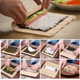 thumbnail image 4 of 9.4x9.4 inch Bamboo Sushi Rolling Mat Sushi Rolling Roller Mat Maker Rice Paddle Kit, 4 of 8