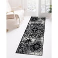 thumbnail image 2 of Rugs.com Monte Carlo Collection Rug – 3' 3 x 16' 5 Runner Black Medium Rug Perfect For Living Rooms, Large Dining Rooms, Open Floorplans, 2 of 9
