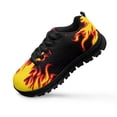 thumbnail image 2 of Uourmeti Burning Fire Shoes for Boys Size 2.5 Breathable Anti-Slip Sneakers Mesh Lightweight Walking Shoes Casual Lace Up Athletic Running Shoe, 2 of 7