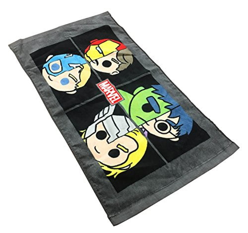 Disney Avengers Sports Towel 13 x 24  Black Size OSFA Boys 