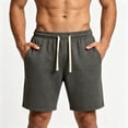 thumbnail image 4 of IROINNID Men's Relaxed Fit Drawstring Athletic Shorts with Elastic Waist Side Pockets Lightweight Breathable Fabric for Summer Gym Running and Sports, 4 of 6