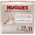 thumbnail image 1 of Pañales Huggies Skin Essentials para recién nacidos (2,7 a 4,1 kg), 28 unidades, 1 of 9