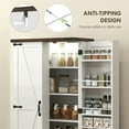 thumbnail image 6 of Demi Bonn 47" LED-Lit Kitchen Pantry Cabinet with Sliding Doors, Adjustable Shelves for Modern Kitchens, White, 6 of 11