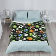 thumbnail image 2 of American Football Throw Blanket Lightweight Warm Flannel Fleece Blankets Cozy Soft Air Conditioning Blanket Gifts for Women Men Girls Boys 50"x40", 2 of 6
