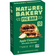 Nature's Bakery, Apple Cinnamon Fig Bars, Twin Packs, 2 oz, 10 Count