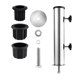 thumbnail image 1 of Juego de Tubo Soporte Montaje en Poste Sombrilla, Base Sombrilla para Exteriores, InsercióN, JardíN Exterior, Patio Trasero, BalcóN, 1 of 5