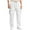 White, variant on Inleife Fleece-Lined Pants for Men Casual Solid Multiple Pockets Outdoor Straight Type Fitness Pants Cargo Pants Trousers