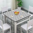 thumbnail image 2 of Elastic Edge Fitted Card Table Tablecloth, Lemons Pattern Printed on Elastic Polyester Table Cloth, for Outdoor Patio and Indoor Kitchen Dining Party, Fit for 42" x 42"Square Table, 2 of 5