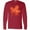 Red, variant on Inktastic Red Canadian Maple Leaf Long Sleeve T-Shirt