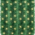 thumbnail image 3 of Dalrosia 16.4FT Christmas Prelit Tinsel Garland with Lights 50 LED Hanging Lighted Christmas Garland Xmas Tinsel Garland for Xmas Tree Home Decor, 3 of 6