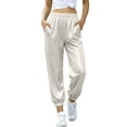 thumbnail image 3 of Mercatoo Girls Sequin Sweatpants Wide Leg Sparkly Baggy Elastic Waist Performance Joggers Pants Spring Fall Track Pants, 3 of 4