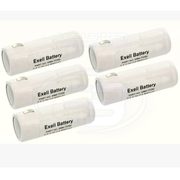 5x MED Battery for Otoscopes MEDIC LUX, Keeler 1919-P-5020, B10097,B11355