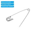 thumbnail image 4 of Uxcell Safety Pins 1.46 Inch Nickle Plated Small Sewing Pins Silver Tone 200Pcs, 4 of 5