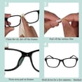 thumbnail image 2 of 20 pares de almohadillas nasales de silicona transparentes para gafas, almohadillas nasales suaves y antideslizantes., 2 of 2