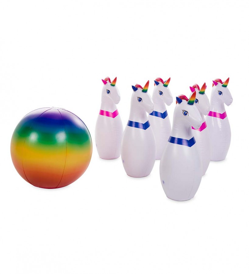 unicorn bowling set