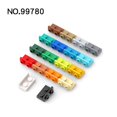 thumbnail image 2 of 20pcs MOC Parts 99780 Bracket 1 x 2 - 1 x 2 Inverted Compatible Bricks DIY Assmble Building Blocks Particle Kid Puzzle Toy Gift green-20pcs, 2 of 5