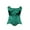 Green, variant on ZQUUVOU Women's Victorian Lace Up Corset Top Stain Solid Color Backless Strapless Tube Tops Waist Cincher Themed Parties Green