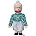 thumbnail image 2 of 25 Pouces Granny, Grand-Mère Pêche, Corps Entier, Style Ventriloque Puppet, 2 of 4