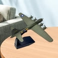 thumbnail image 4 of lionlar 1:144 B17 Diecast Fighter Model Retro Plane Model for Living Room Bar Office, 4 of 8