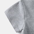 thumbnail image 6 of Zanarzt Boys Dress Shirts Kids Shirt Boys Girls Short Sleeve Button Down Shirts Summer Casual Blouse Grey,3-4 Years, 6 of 9