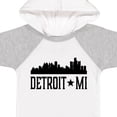 thumbnail image 4 of Inktastic Detroit Michigan City Skyline Boys or Girls Baby Bodysuit, 4 of 5