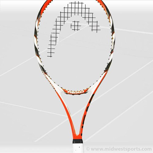 NEW Head MicroGel Radical MP 4-5/8 Grip STRUNG Tennis Racquet Midplus