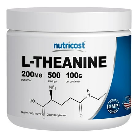 Ribose 100 Grams Powder - Nutricost Pure L-Theanine Powder 100 Grams