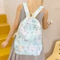 thumbnail image 4 of 2025 Cute Preppy Printed Kawaii Backpack, Aesthetic Laptop Daypack For Travel And Daily Casual Use (Green), 4 of 9